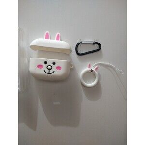 Rabbit airpods 3 skin keychain